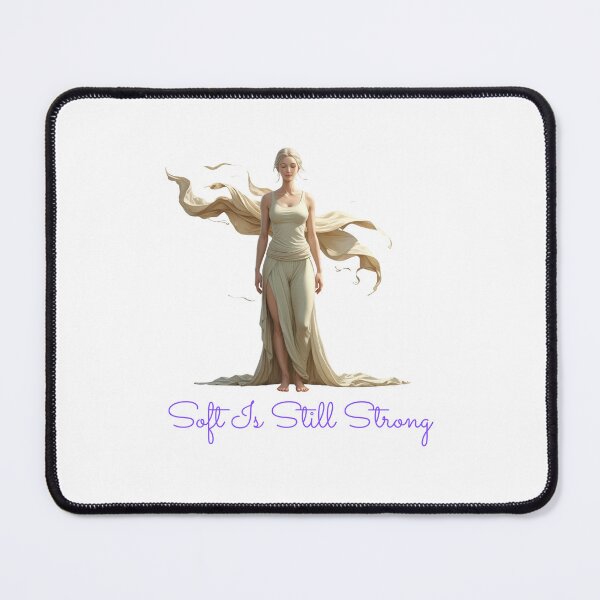 Item preview, Soft Is Still Strong self love art designed and sold by SloganSauce.