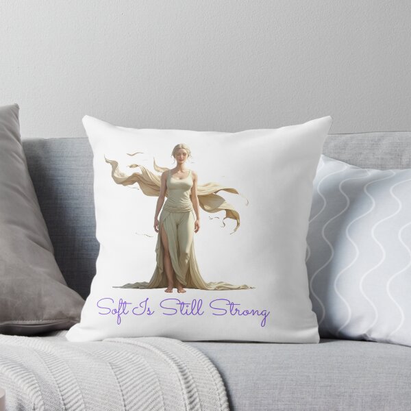 Item preview, Soft Is Still Strong self love art designed and sold by SloganSauce.