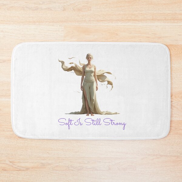 Item preview, Soft Is Still Strong self love art designed and sold by SloganSauce.