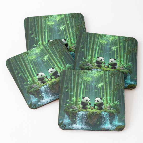 Item preview, Bamboo Island Panda Bears designed and sold by Simplybe1.