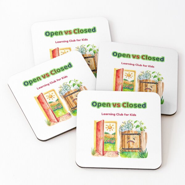 Item preview, Open vs Closed – Learning Opposites for Kids | Learning Club for Kids designed and sold by AME Kids Designs.