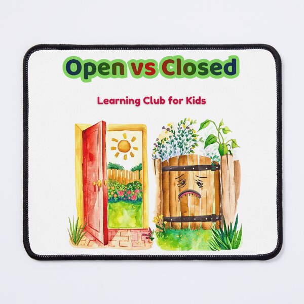 Item preview, Open vs Closed – Learning Opposites for Kids | Learning Club for Kids designed and sold by AME Kids Designs.