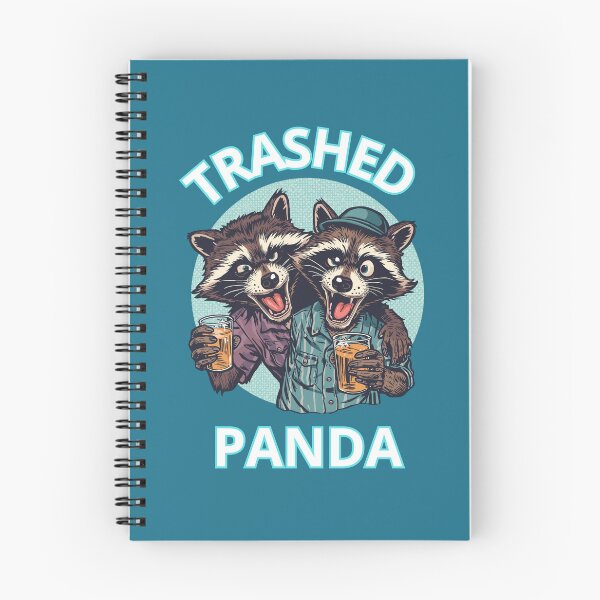 Item preview, Trashed panda, drunk raccoon. designed and sold by zingbing.