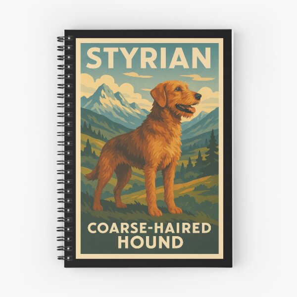 Item preview, Styrian Coarse-Haired Hound Art Print designed and sold by Flying Doggo.