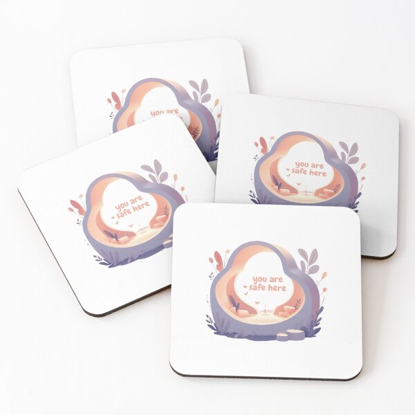 Item preview, You Are Safe Here safety affirmation designed and sold by SloganSauce.