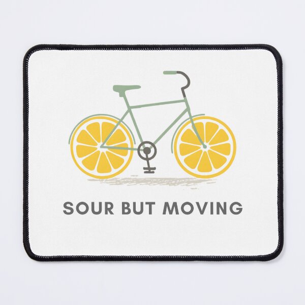 Item preview, Sour But Moving Citrus Bicycle Pun designed and sold by hawai3000.