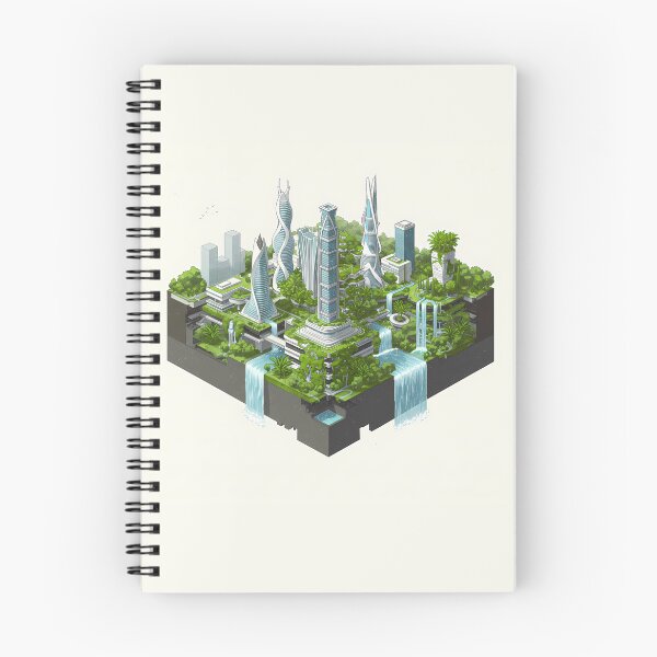 Item preview, Futuristic Ecological City: Sustainable Green Architecture designed and sold by OneMillionSpot.
