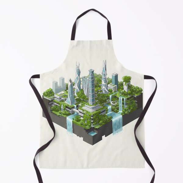 Item preview, Futuristic Ecological City: Sustainable Green Architecture designed and sold by OneMillionSpot.