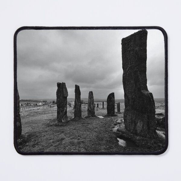 Item preview, Calanais Standing Stones, Isle of Lewis – Black & White Scotland designed and sold by KentonDesignsUK.