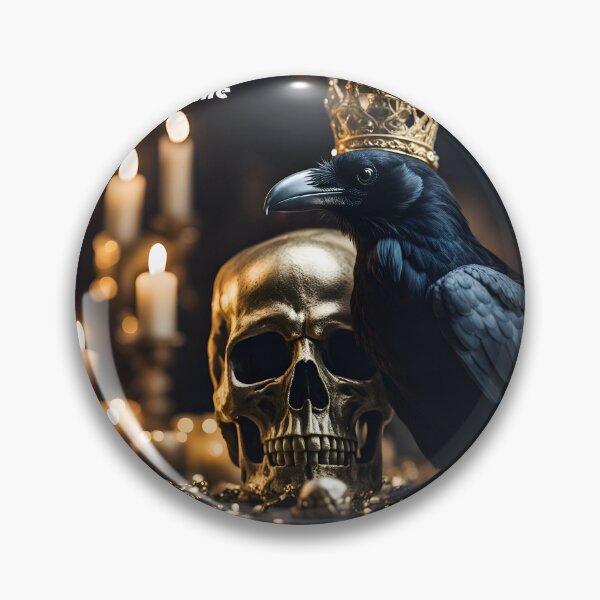 Item preview, The Sanity Machine - Raven and Skull designed and sold by SRKFineArt.