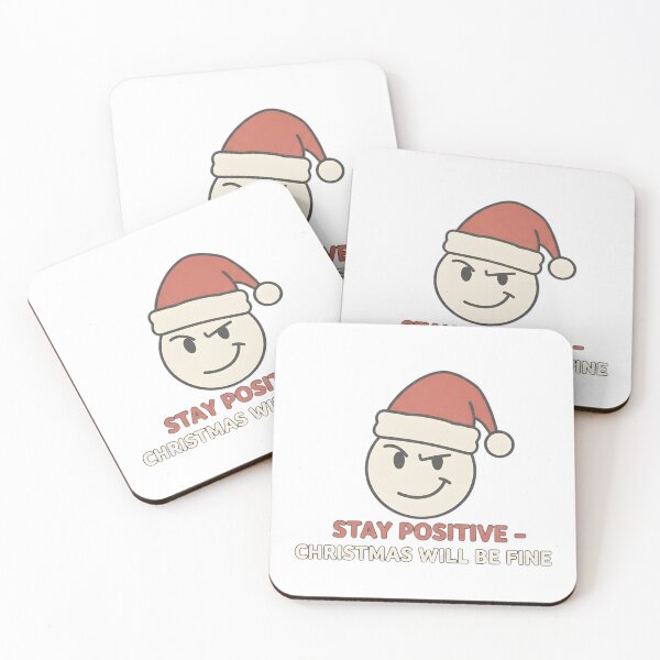 Item preview, Stay Positive Christmas Vibes designed and sold by NovaDoodle Art Studio.