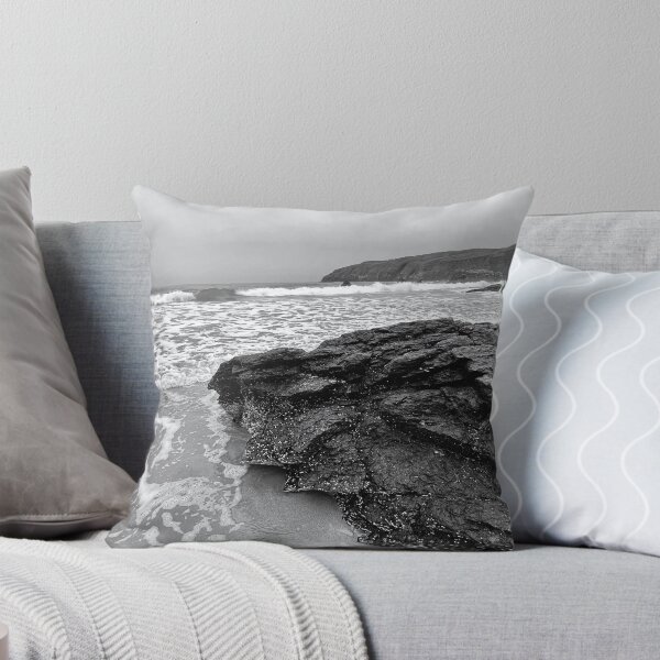 Item preview, Rocks at Sango Sands, Durness – Black & White Seascape designed and sold by KentonDesignsUK.