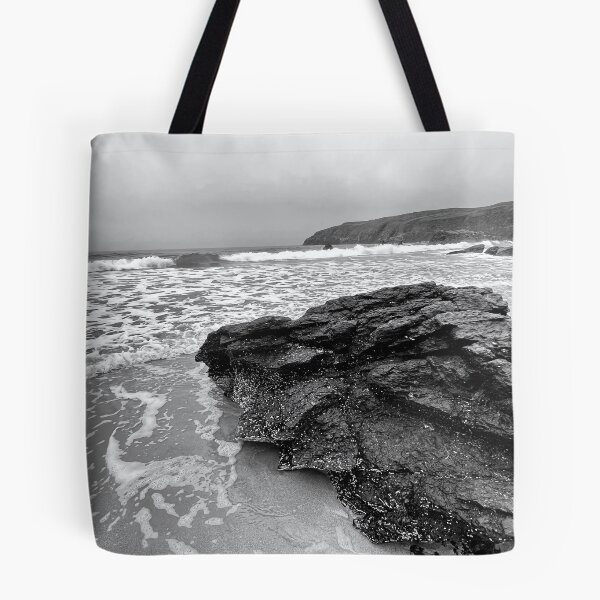 Item preview, Rocks at Sango Sands, Durness – Black & White Seascape designed and sold by KentonDesignsUK.