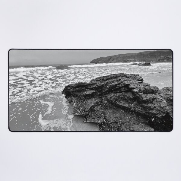 Item preview, Rocks at Sango Sands, Durness – Black & White Seascape designed and sold by KentonDesignsUK.