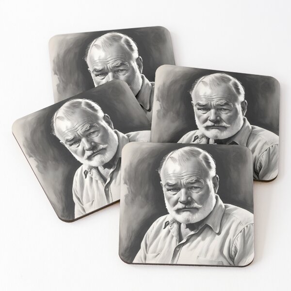 Item preview, Ernest Hemingway designed and sold by WorldofCharcoal.