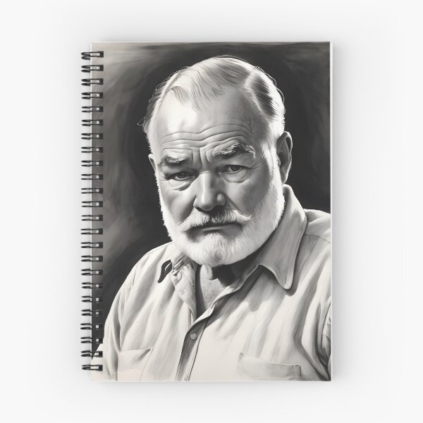 Item preview, Ernest Hemingway designed and sold by WorldofCharcoal.
