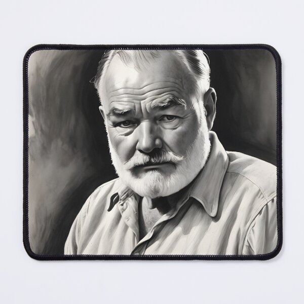 Item preview, Ernest Hemingway designed and sold by WorldofCharcoal.