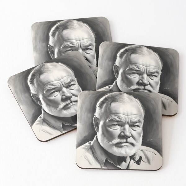 Item preview, Ernest Hemingway designed and sold by WorldofCharcoal.