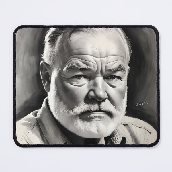 Item preview, Ernest Hemingway designed and sold by WorldofCharcoal.