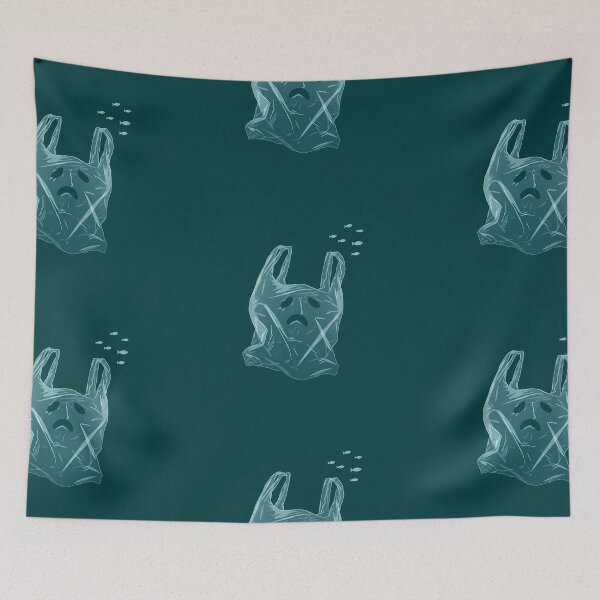 Item preview, Plastic Bags, Ocean, Environmental Pollution, Awareness designed and sold by OneMillionSpot.
