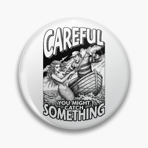 Item preview, Funny Fishing Mermaid Catch Something Fisherman Dad designed and sold by GrandeDuc.