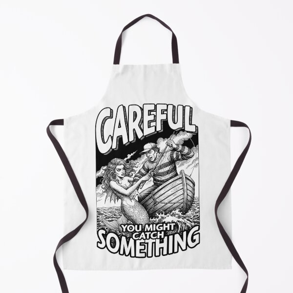 Item preview, Funny Fishing Mermaid Catch Something Fisherman Dad designed and sold by GrandeDuc.