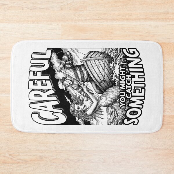 Item preview, Funny Fishing Mermaid Catch Something Fisherman Dad designed and sold by GrandeDuc.