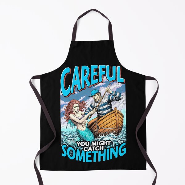 Item preview, Funny Fishing Mermaid Catch Something Fisherman Dad designed and sold by GrandeDuc.