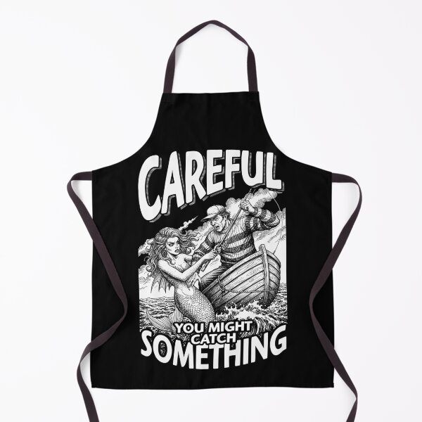 Item preview, Funny Fishing Mermaid Catch Something Fisherman Dad designed and sold by GrandeDuc.