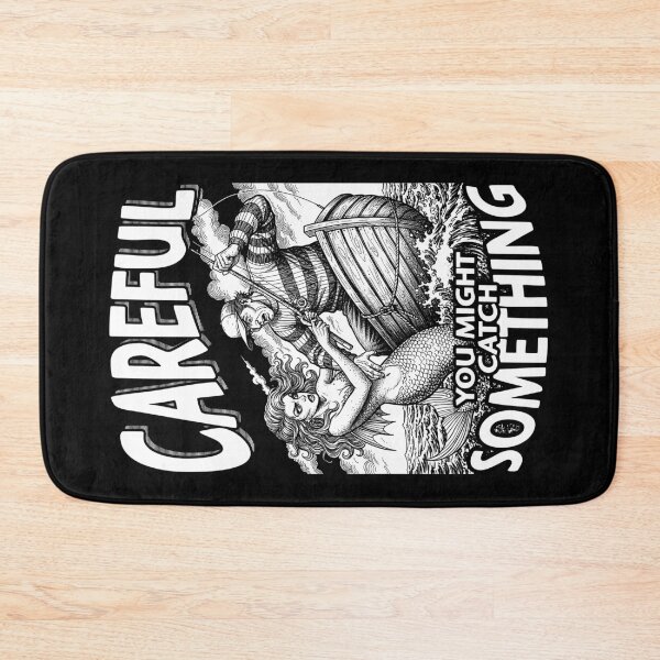 Item preview, Funny Fishing Mermaid Catch Something Fisherman Dad designed and sold by GrandeDuc.