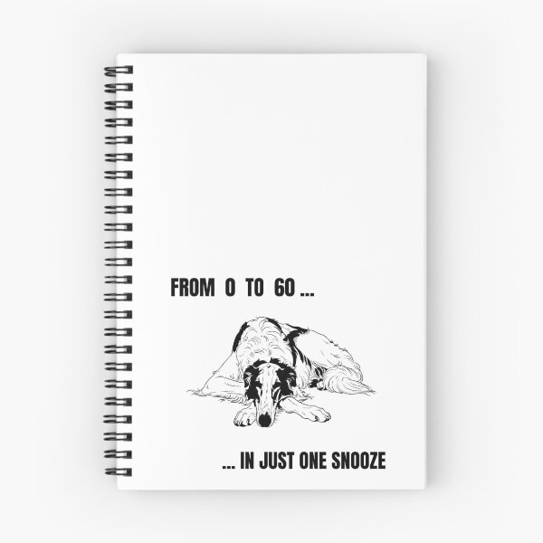 Item preview, Borzoi FROM 0 TO 60 in JUST One Snooze – Funny Sighthound Speed & Nap Design designed and sold by Panoramax.