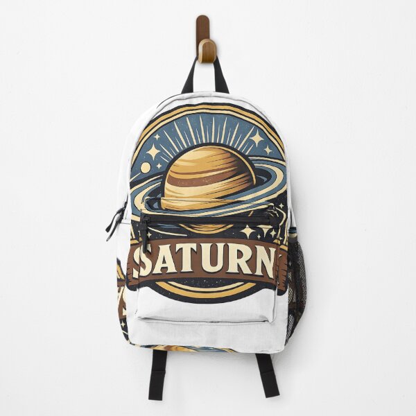 Item preview, Vintage Saturn – Retro Planet Logo designed and sold by Dax Studio.