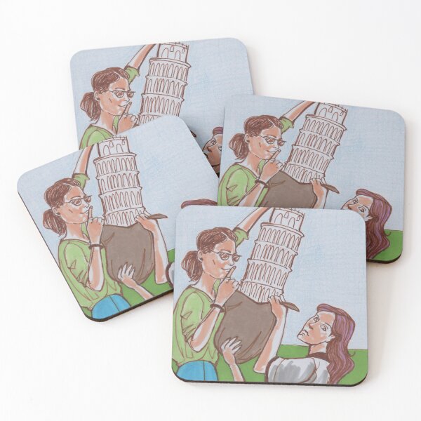 Item preview, Stealing the Tower of Pisa | Postcard from Italy designed and sold by idledaze.