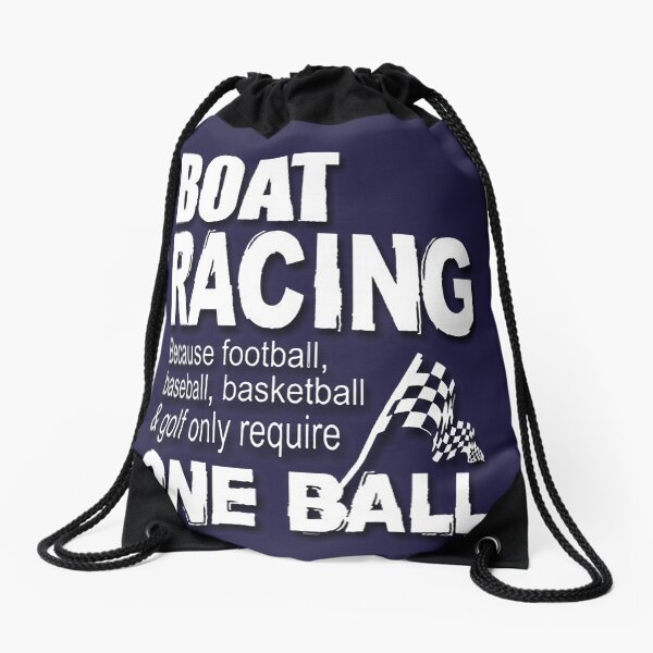 Boat racing and speed on the water fans Drawstring Bag