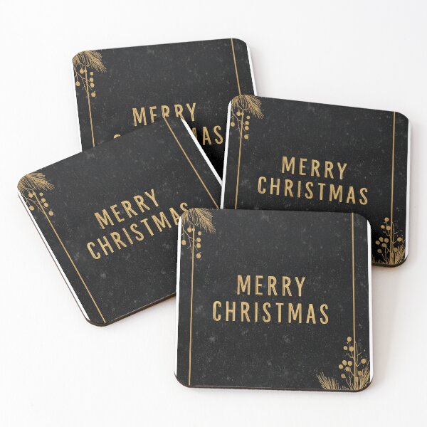Item preview, Black & Gold Christmas — Festive Elegance designed and sold by MidArtForge.