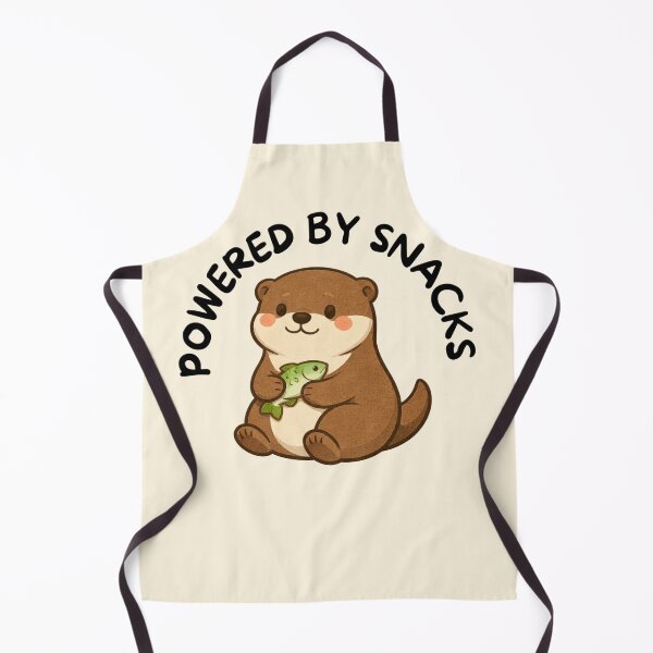 Item preview, Powered by Snacks (Otter) designed and sold by BeagleDesigns.