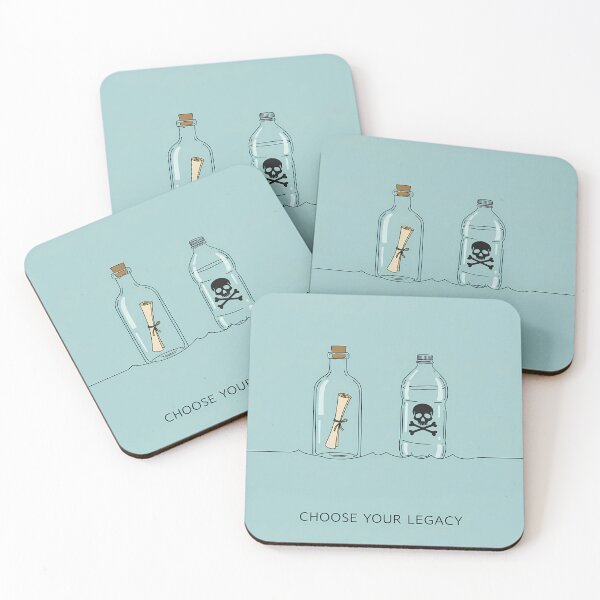 Item preview, Choose Your Legacy Eco-Friendly Plastic Message designed and sold by OneMillionSpot.
