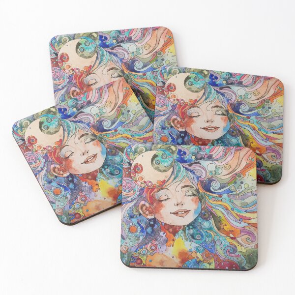 Item preview, Stay Wild Moon Child - Vibrant Powerful Women Art designed and sold by RavenFosterArt.
