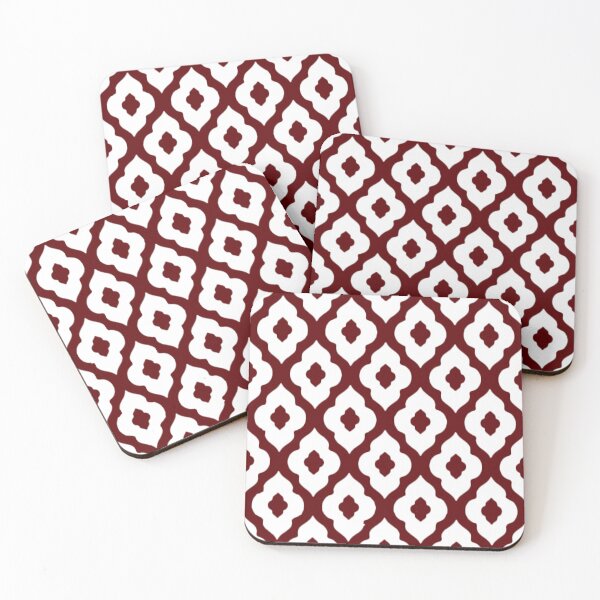 Item preview, Burgundy Geometric Pattern designed and sold by snoWorkshop.