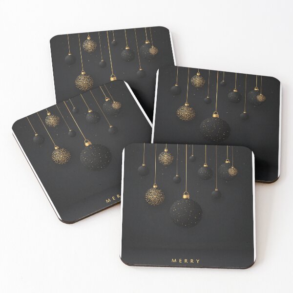 Item preview, Black & Gold Christmas — Festive Elegance designed and sold by MidArtForge.