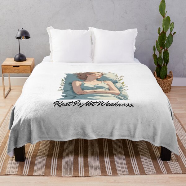 Item preview, Rest Is Not Weakness designed and sold by SloganSauce.