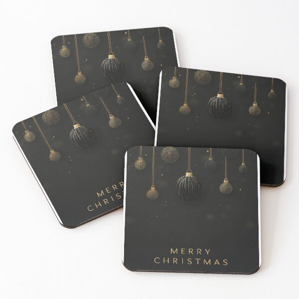 Item preview, Black & Gold Christmas — Festive Elegance designed and sold by MidArtForge.