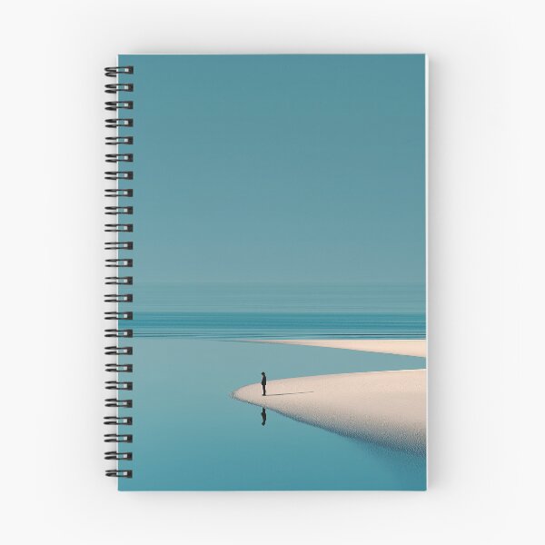 Item preview, Minimalist Coastal Silhouette with S-Curve Sandbar designed and sold by R&B Art and design.
