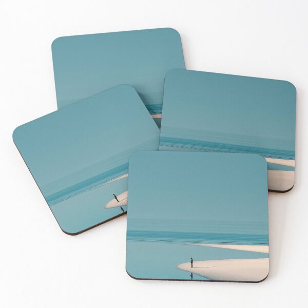Item preview, Minimalist Coastal Silhouette with S-Curve Sandbar designed and sold by R&B Art and design.