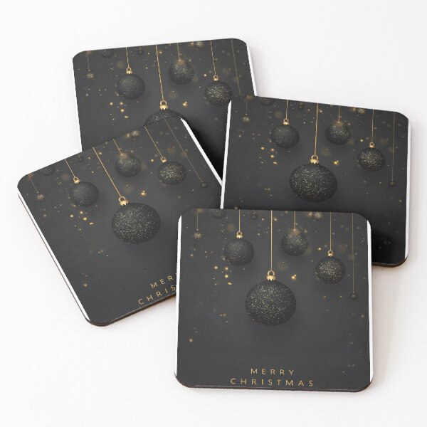 Item preview, Black & Gold Christmas — Festive Elegance designed and sold by MidArtForge.