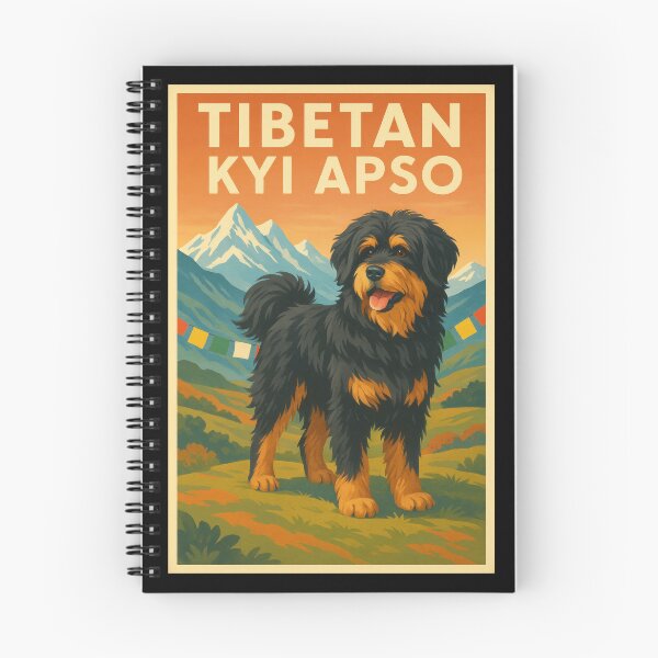 Item preview, Tibetan Kyi Apso Mountain Art designed and sold by Flying Doggo.