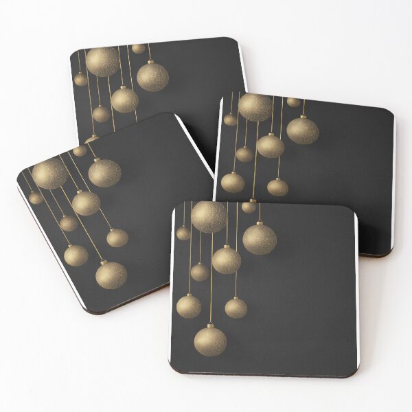 Item preview, Black & Gold Christmas — Festive Elegance designed and sold by MidArtForge.