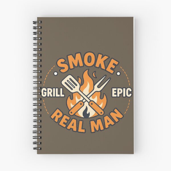 Item preview, Smoke Grill Epic Real Man – BBQ Grilling Design for Men designed and sold by SilentPowerArt.