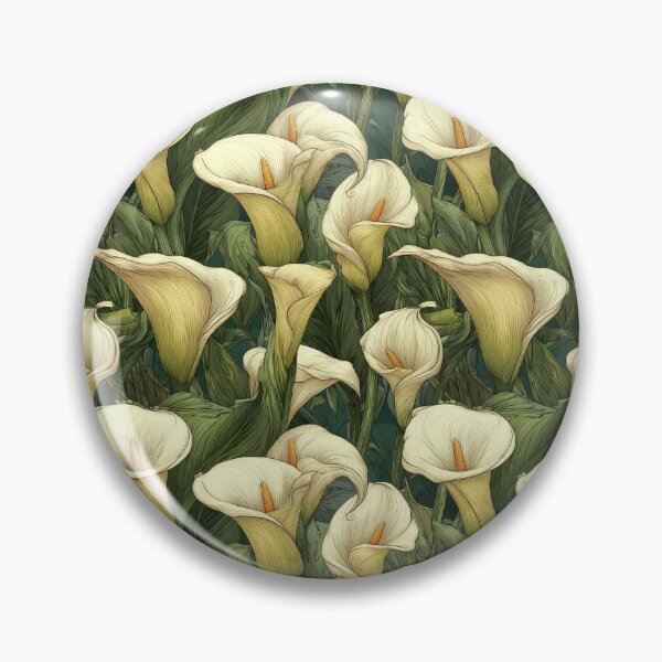 Item preview, Chic Calla Lilies Texture  - Flower Bouquet Pattern  - Gifts For Boyfriend designed and sold by RoyalStarsPatts.