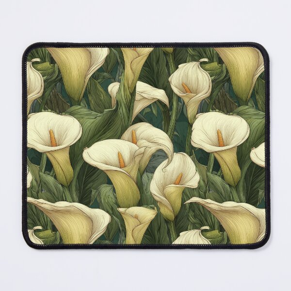 Item preview, Chic Calla Lilies Texture - Flower Bouquet Pattern - Gifts For Boyfriend designed and sold by RoyalStarsPatts.